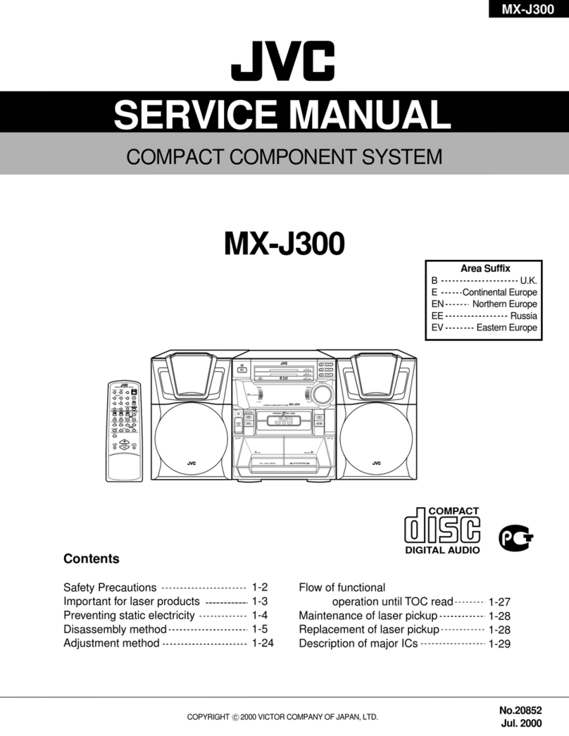 JVC MX-J300 User manual