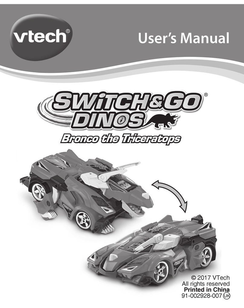 V-tech switch & go dinos bronco the triceratops User manual