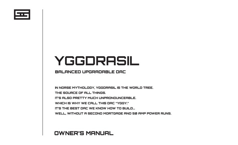Schiit YGGDRASIL owner's manual