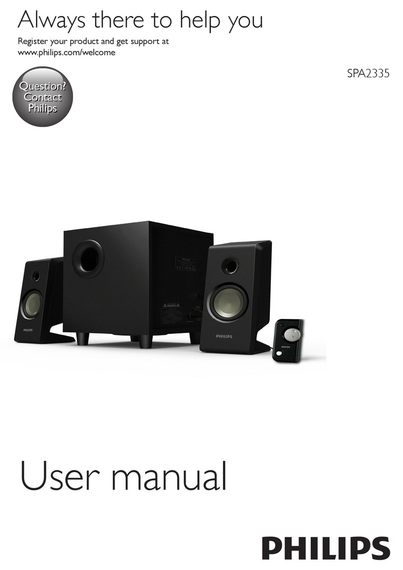 Philips SPA2335 user manual