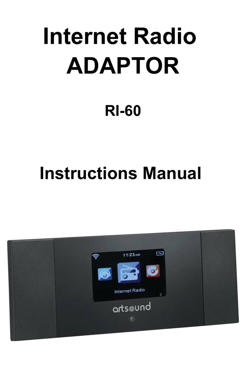 ART+SOUND RI-60 User manual