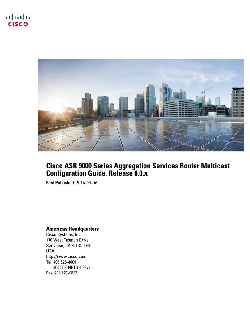 Cisco ASR 9000 Series User manual Cisco ASR 9000 Series User manual