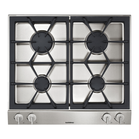 Gaggenau VG 264 User manual