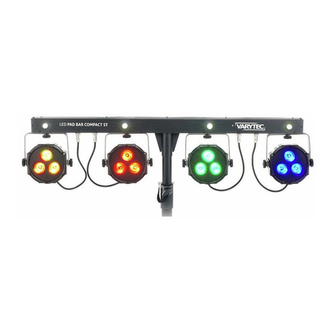 Varytec LED Pad Bar Compact ST RGB User manual