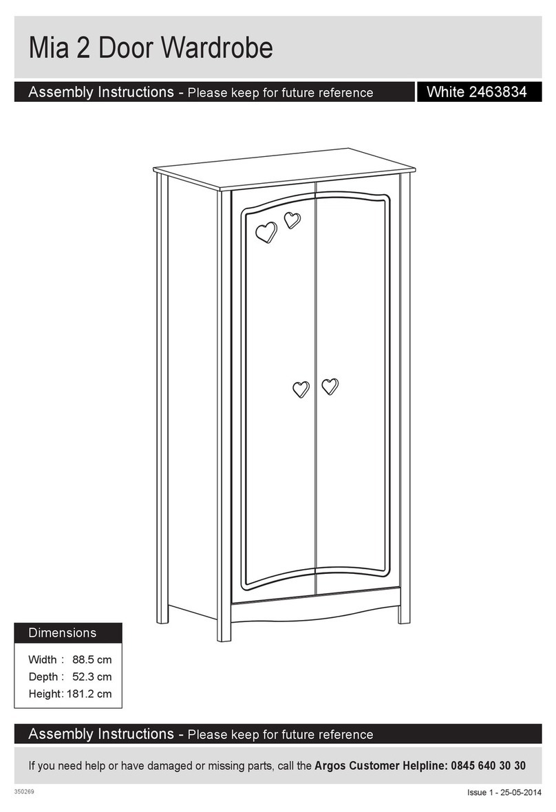 Argos 2463834 Assembly instructions