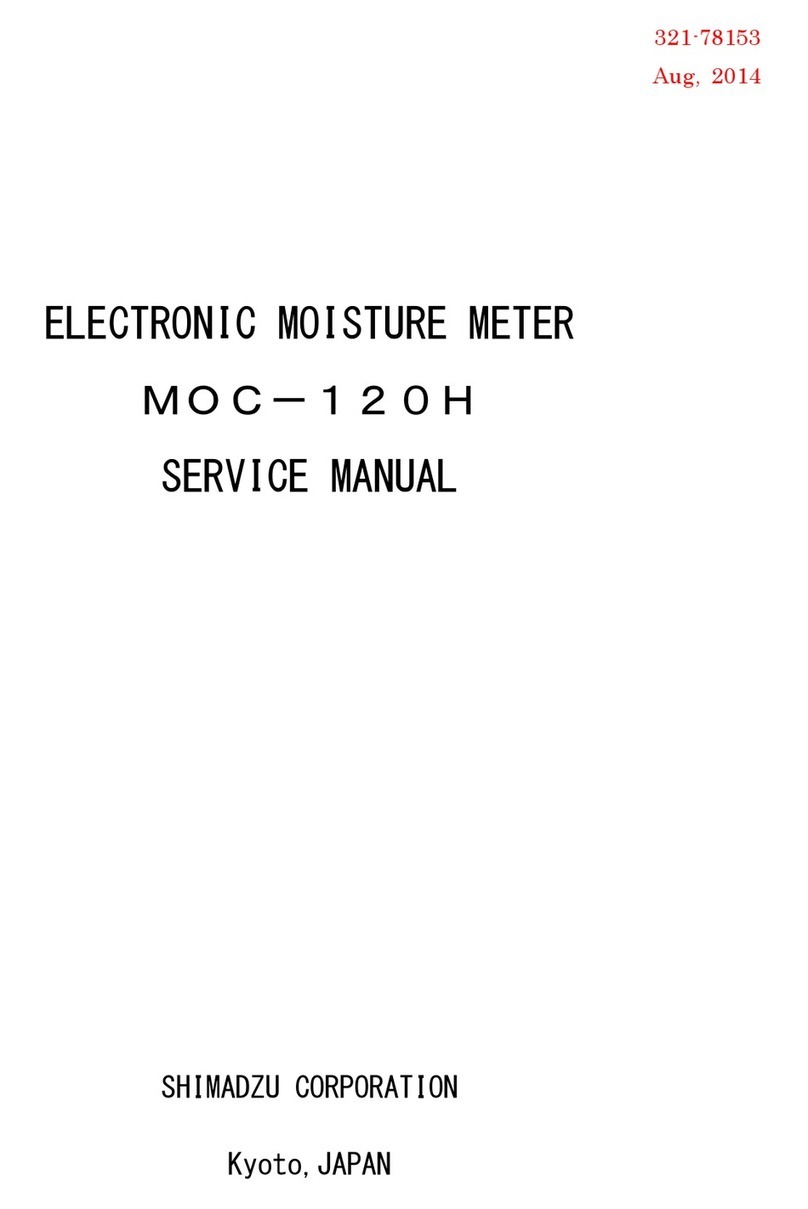 Shimadzu MOC-120H Service manual