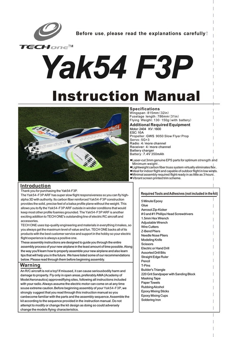 Techone Yak54-F3P instruction manual