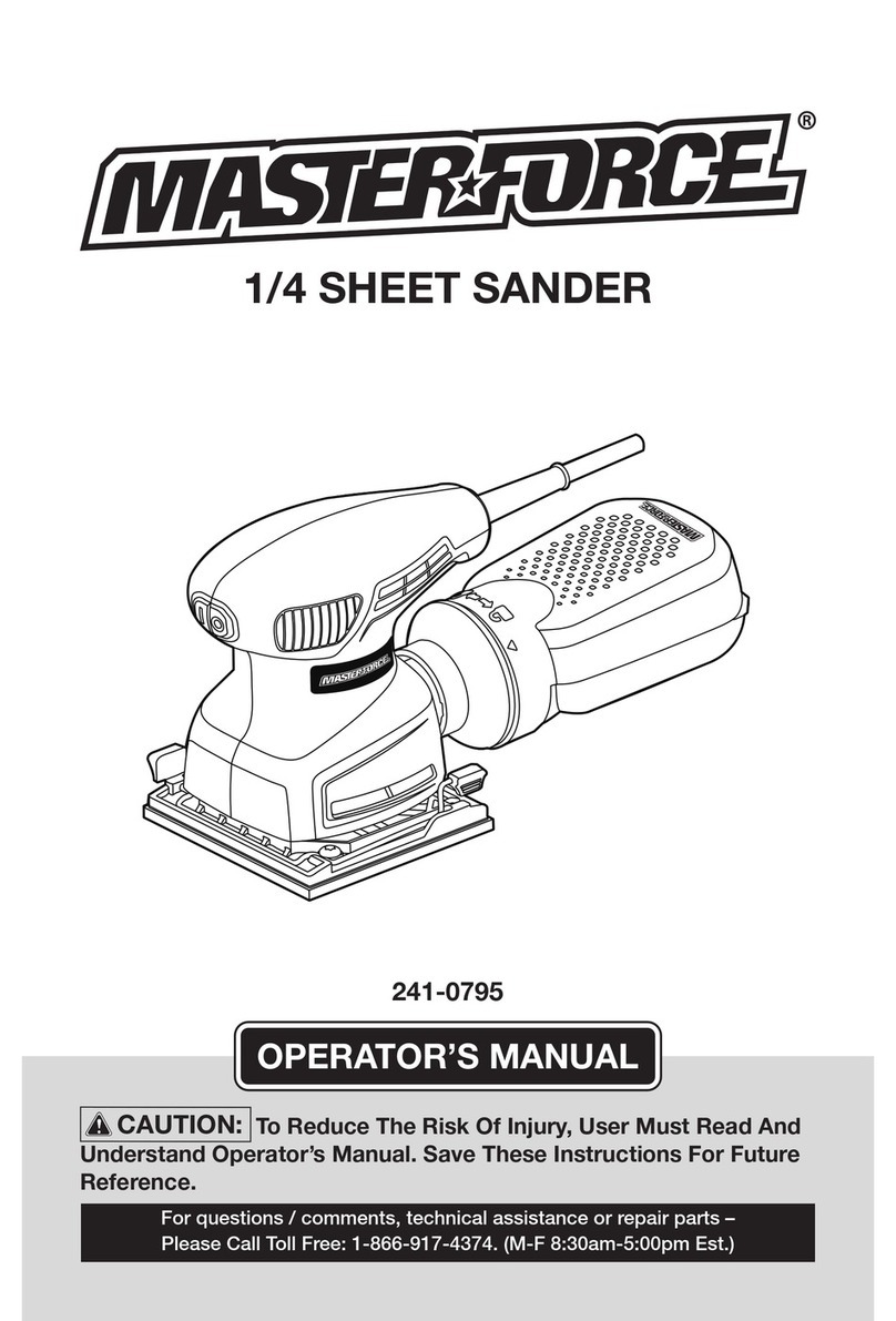 MasterForce 241-0795 User manual