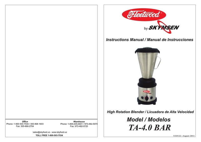 Fleetwood TA-4.0 BAR instruction manual