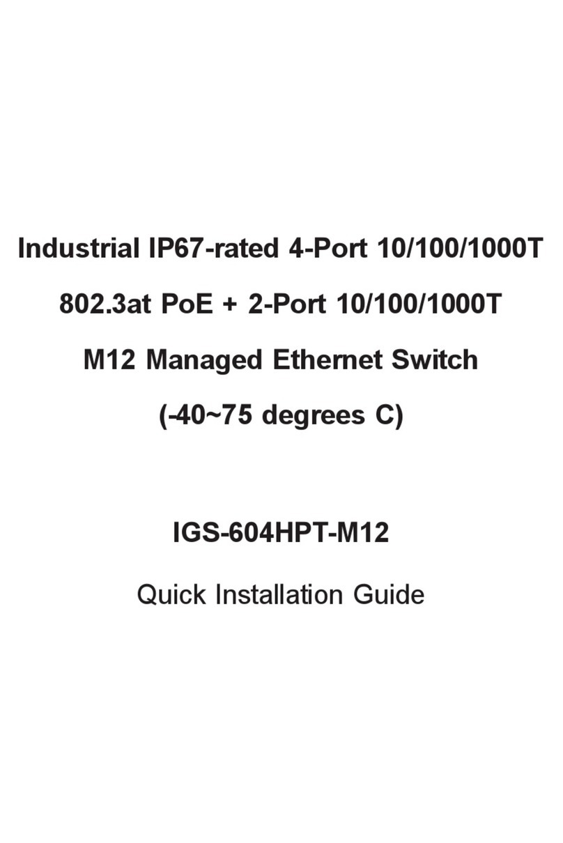 Planet IGS-604HPT-M12 User manual