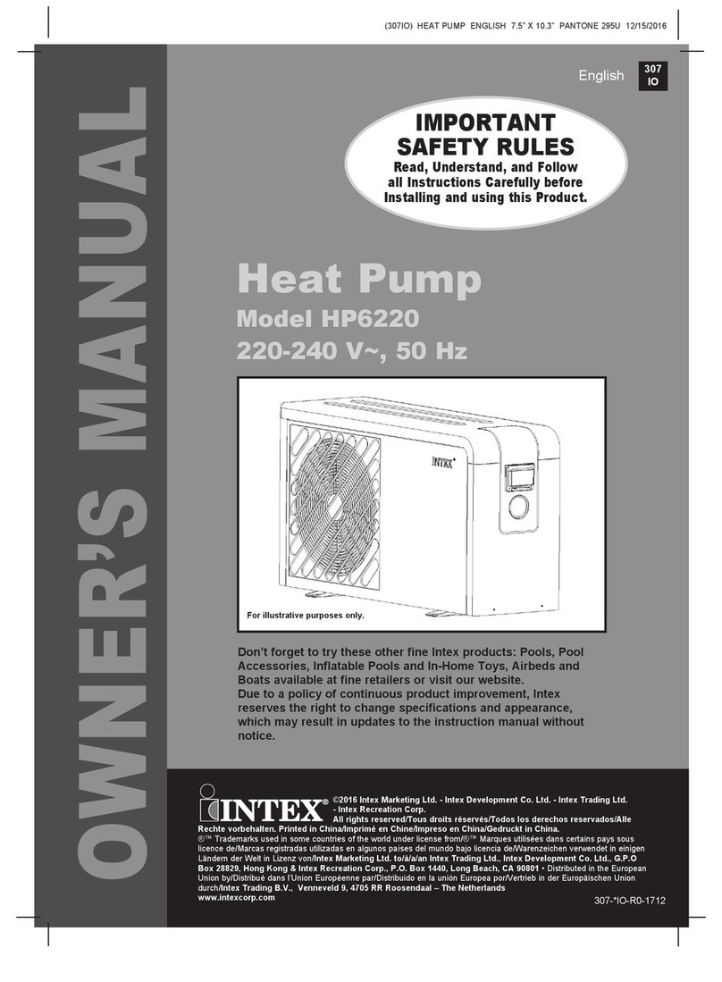 Intex HP6220 owner's manual