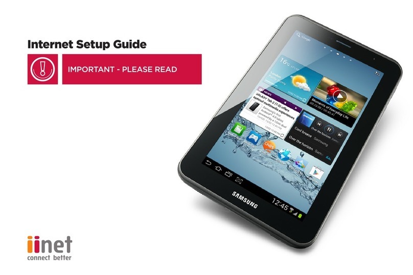 Samsung Galaxy Tab 2 Internet setup guide