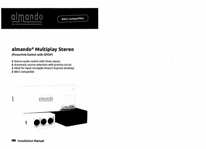 almando MultiplayStereo installation manual