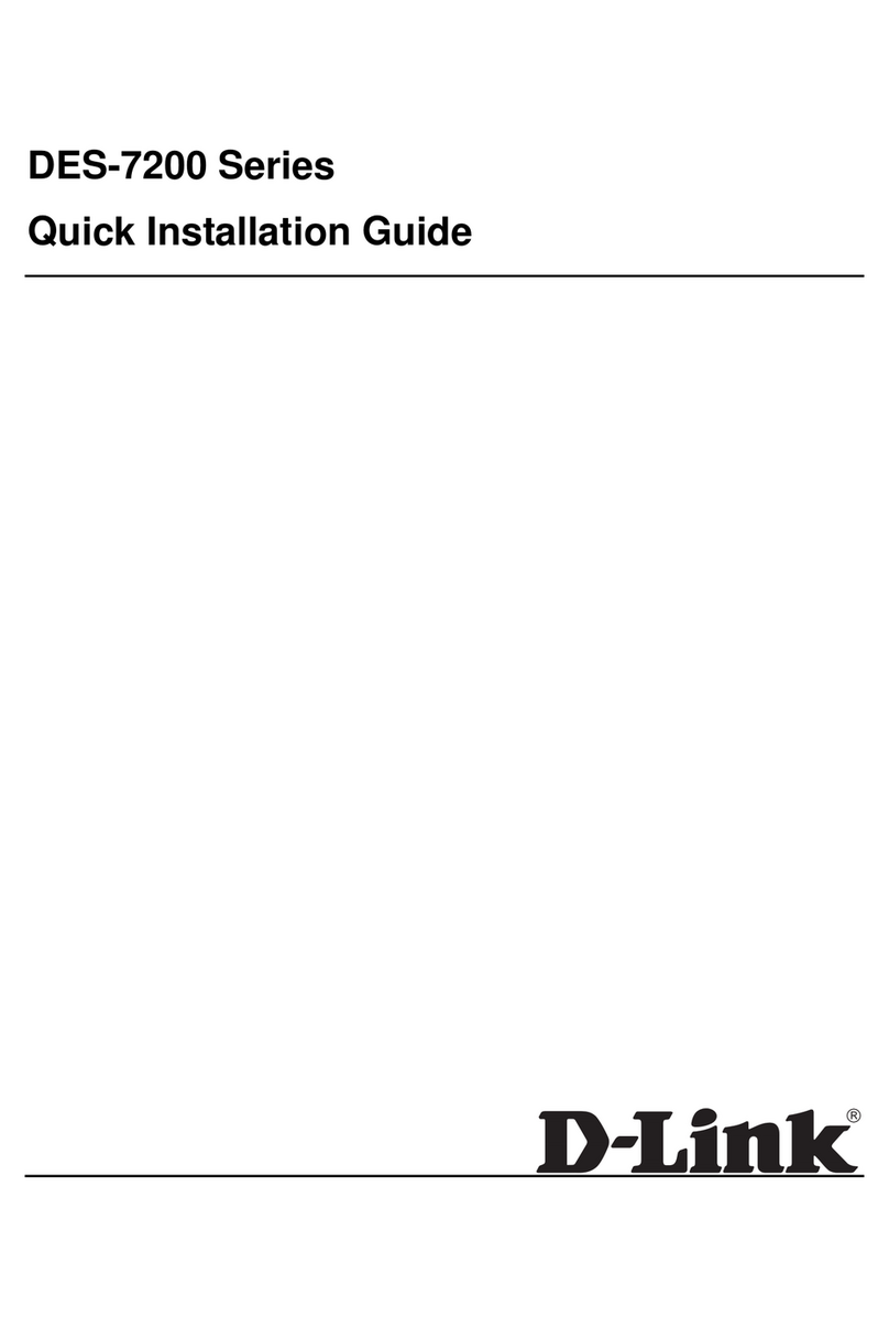 D-Link DES-7206 User manual