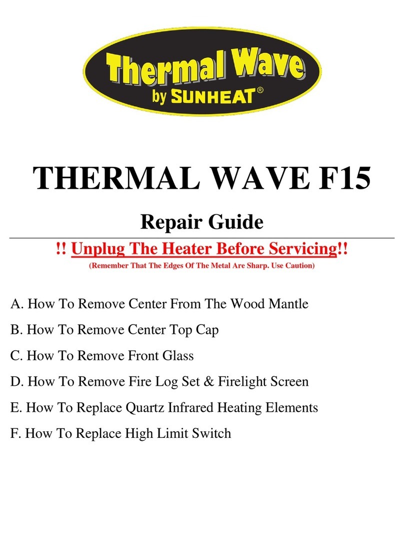 Sun Heat Thermal Wave F15 Repair guide Sun Heat Thermal Wave F15 Repair guide