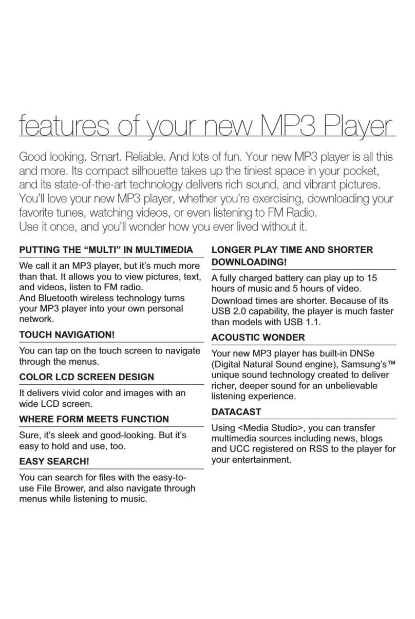 Samsung YP-P2 User manual