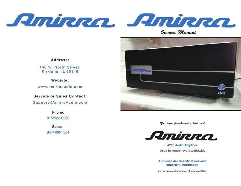 Amirra A222 User manual