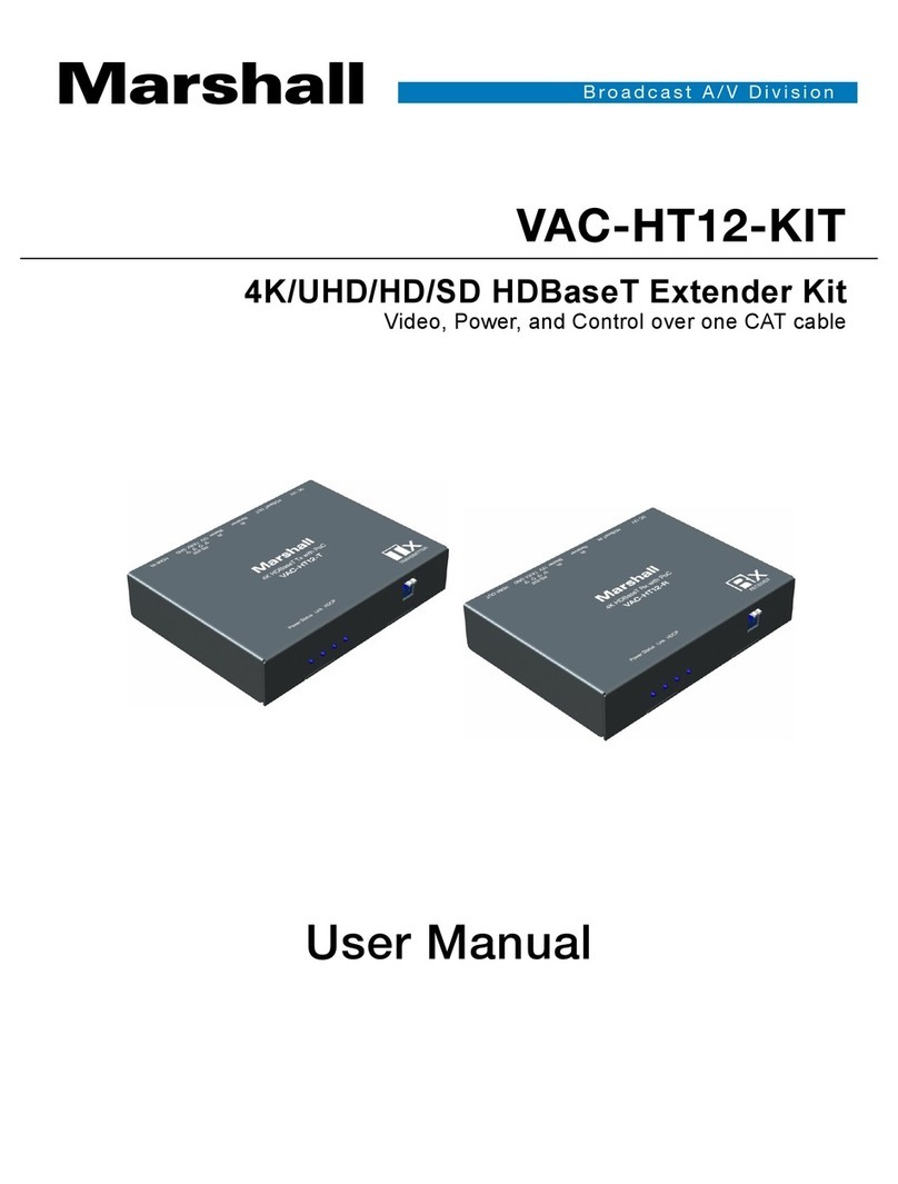 Marshall Electronics VAC-HT12-KIT User manual