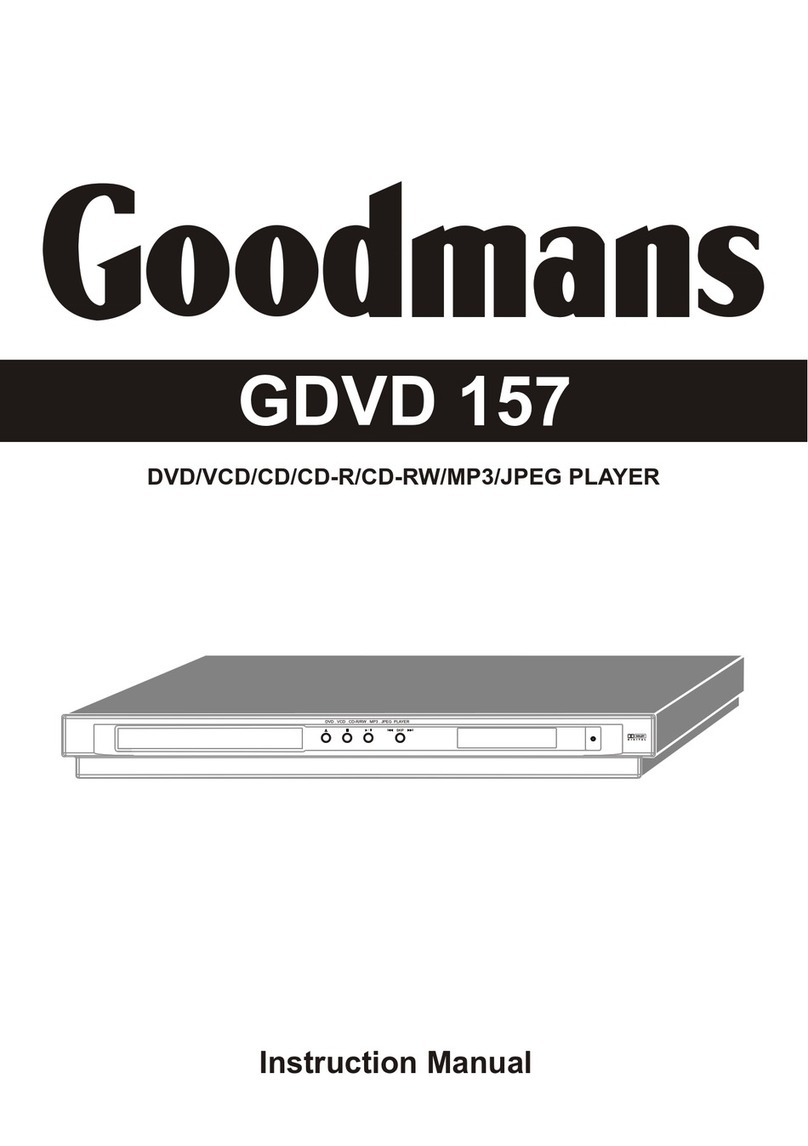 Goodmans GDVD 157 User manual