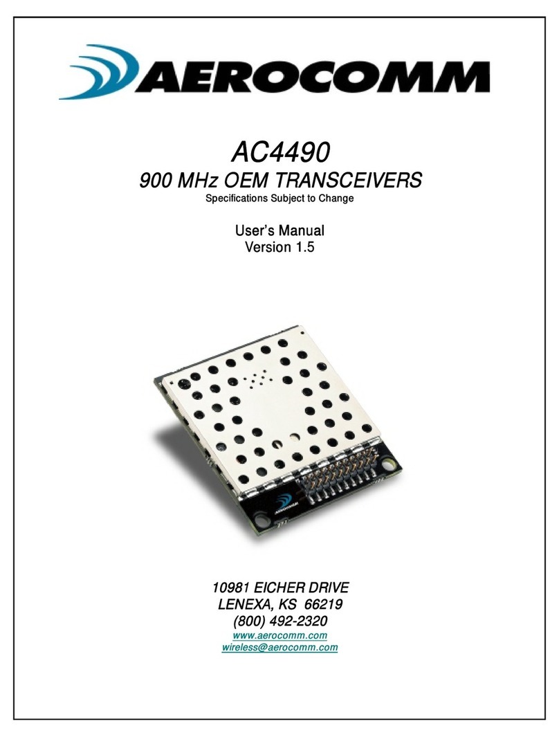 AeroComm AC4490 user manual