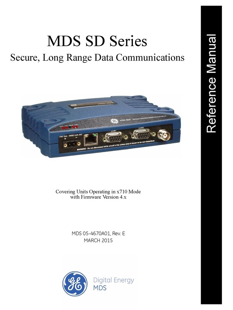 MDS SD2 Reference manual
