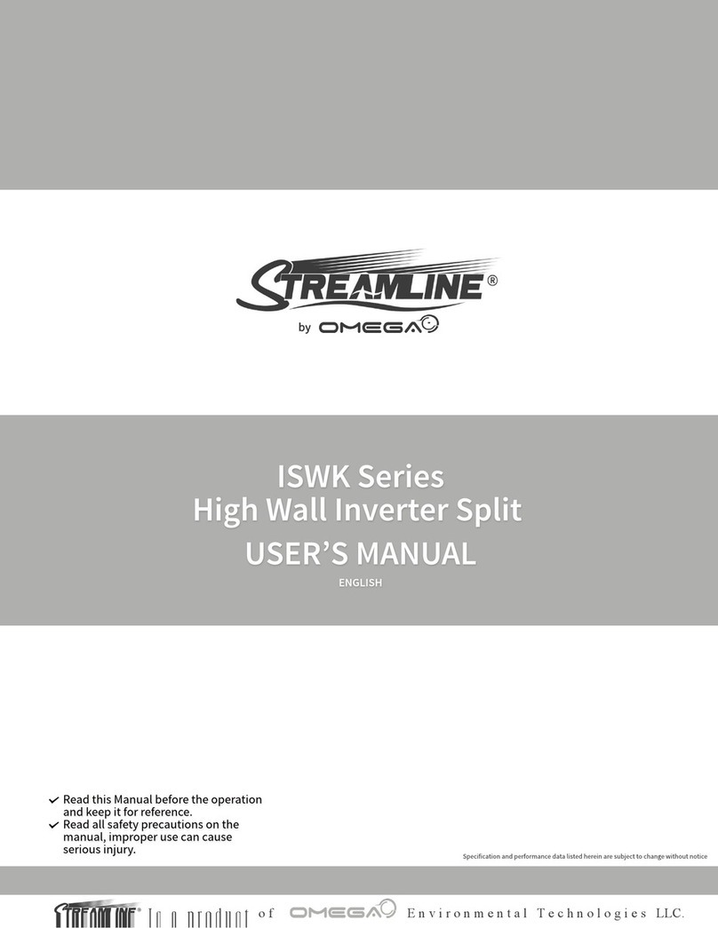 Streamline ISWK series user manual Streamline ISWK series user manual