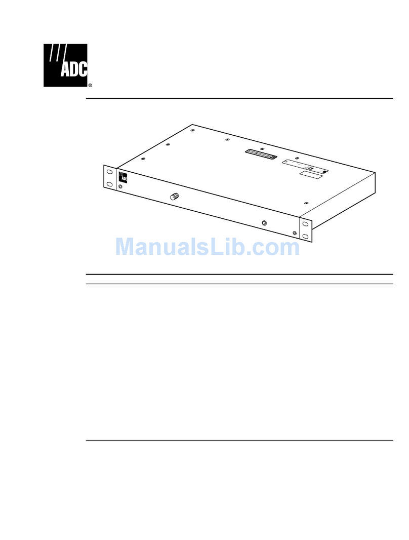 ADC 11896-B User manual