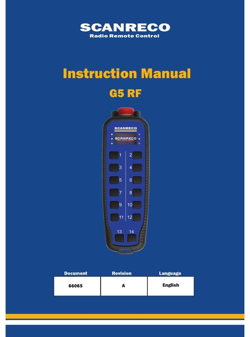 Scanreco G5 RF instruction manual