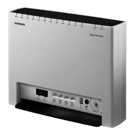 Siemens Gigaset SX685 WiMAX User manual Siemens Gigaset SX685 WiMAX User manual