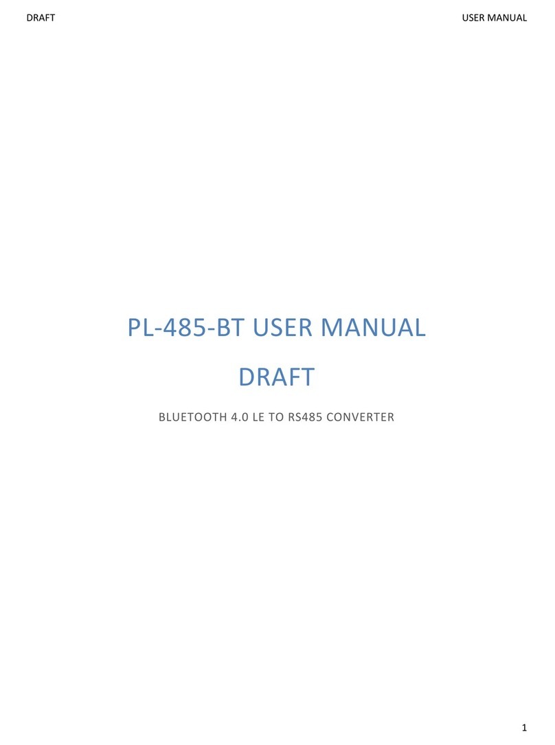 Prolon PL-485-BT user manual