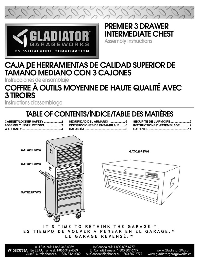 Gladiator GATC26P6WG User manual