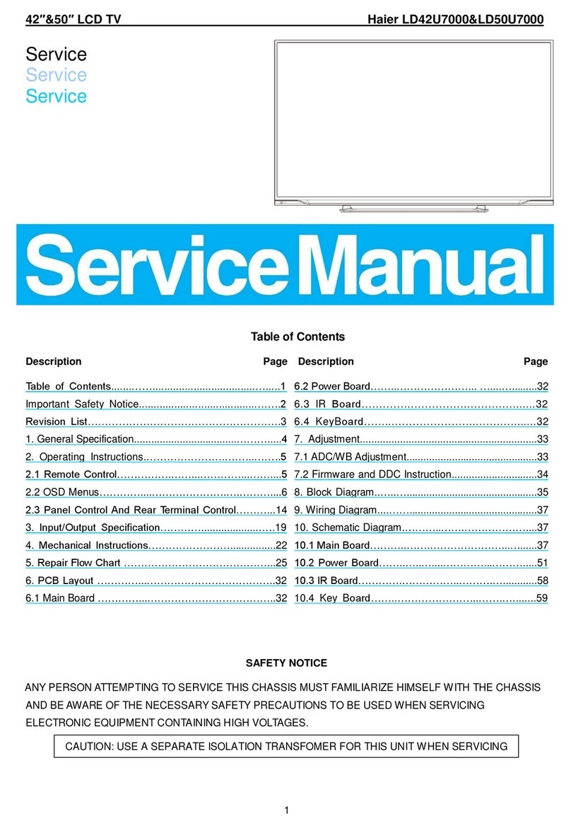Haier LD42U7000 User manual