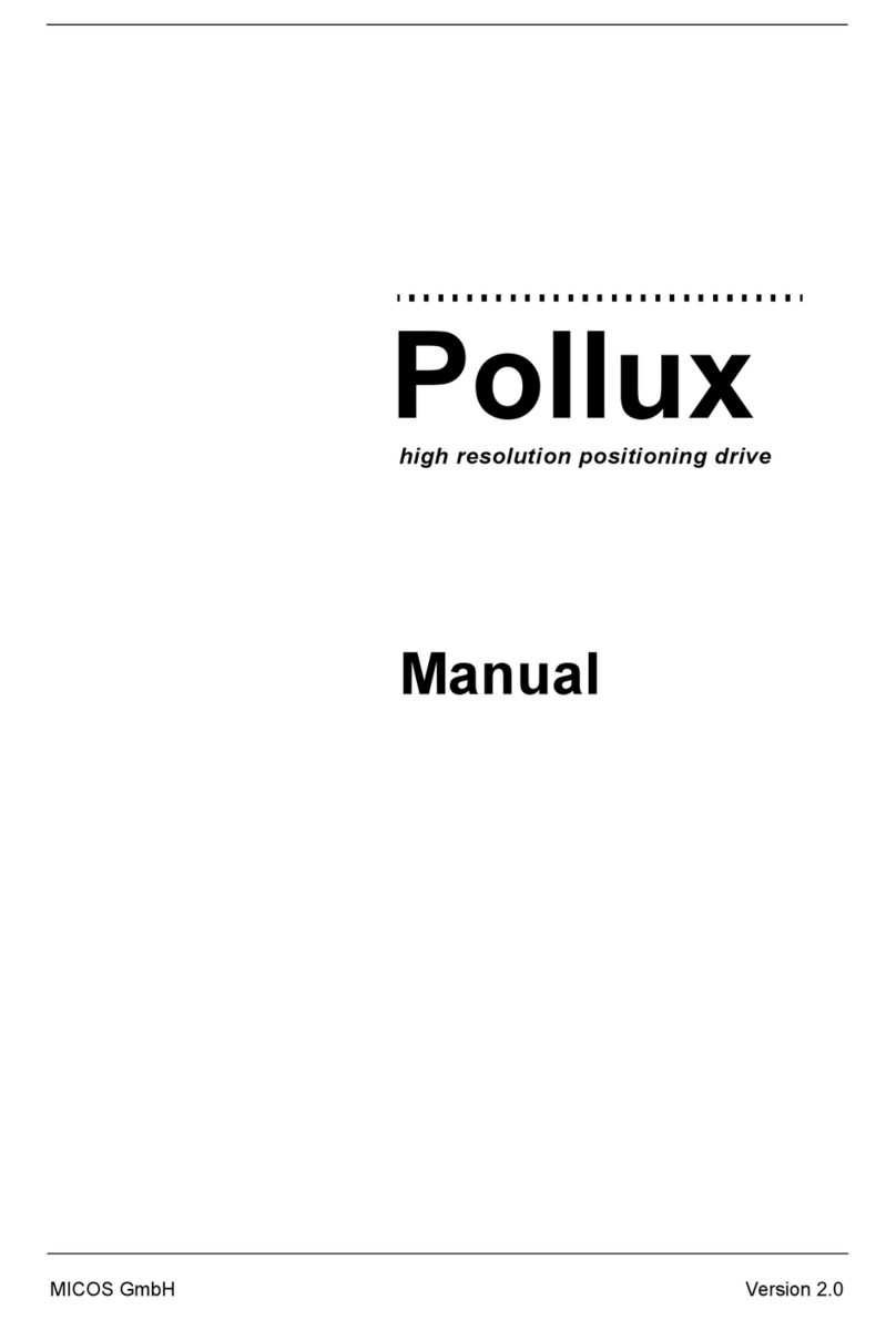 Micos Pollux Drive manual