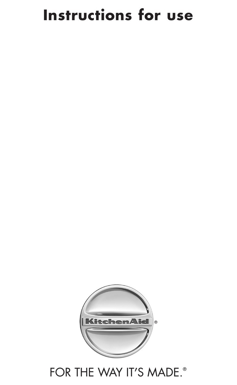 KitchenAid KSVC 3610 Instructions for use