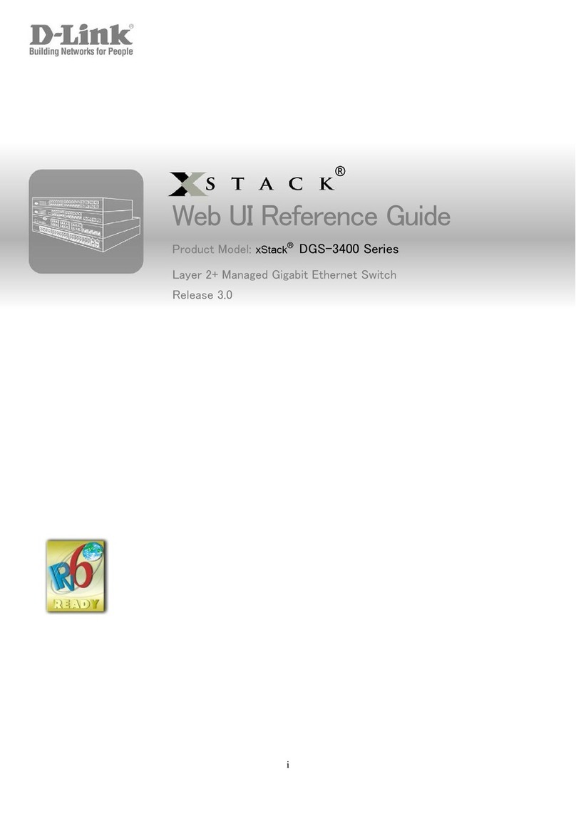 D-Link xStack DGS-3400 Series User manual D-Link xStack DGS-3400 Series User manual