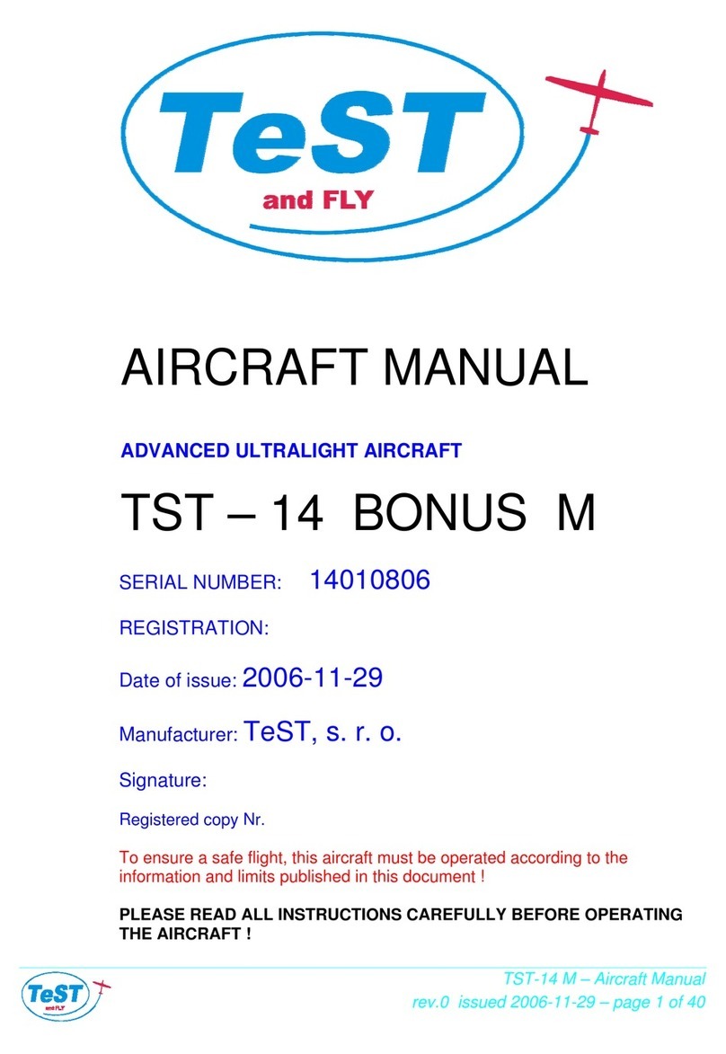 TeST TST-14 Bonus M Aircraft manual