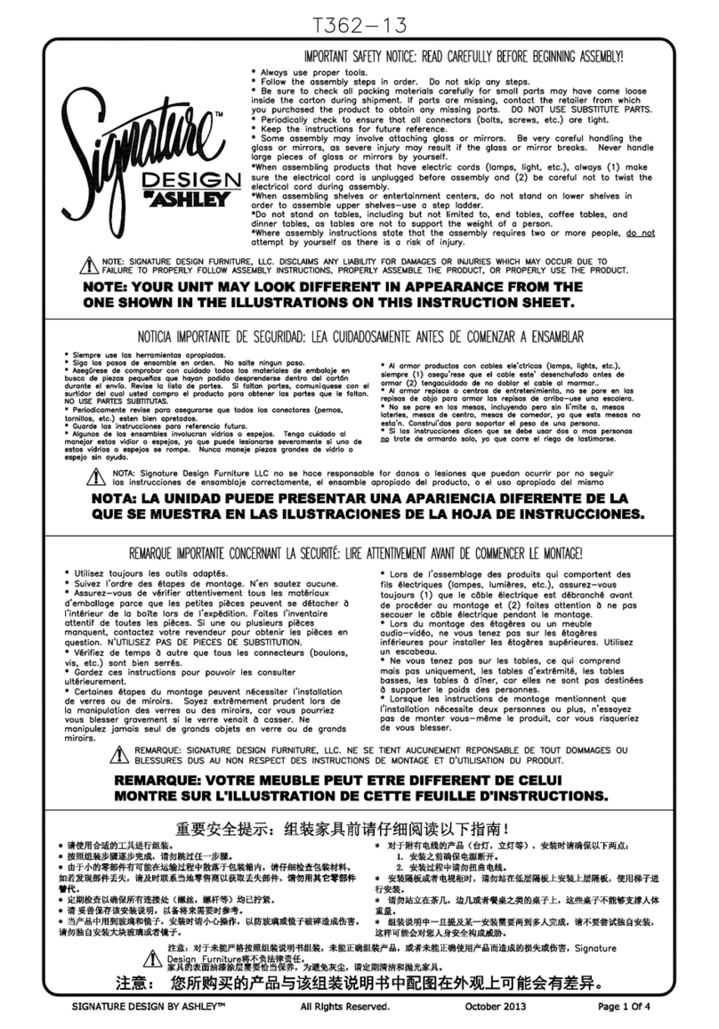 Signature T362-13 User manual