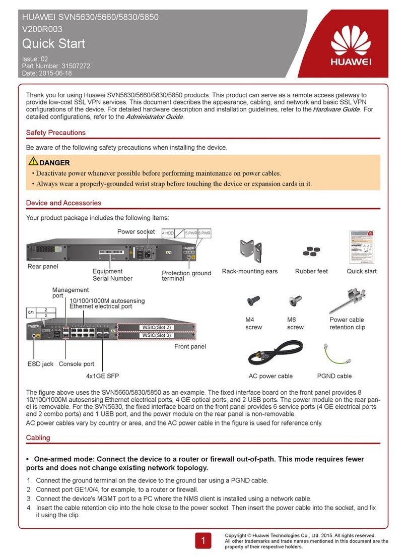 Huawei SVN5630 User manual Huawei SVN5630 User manual