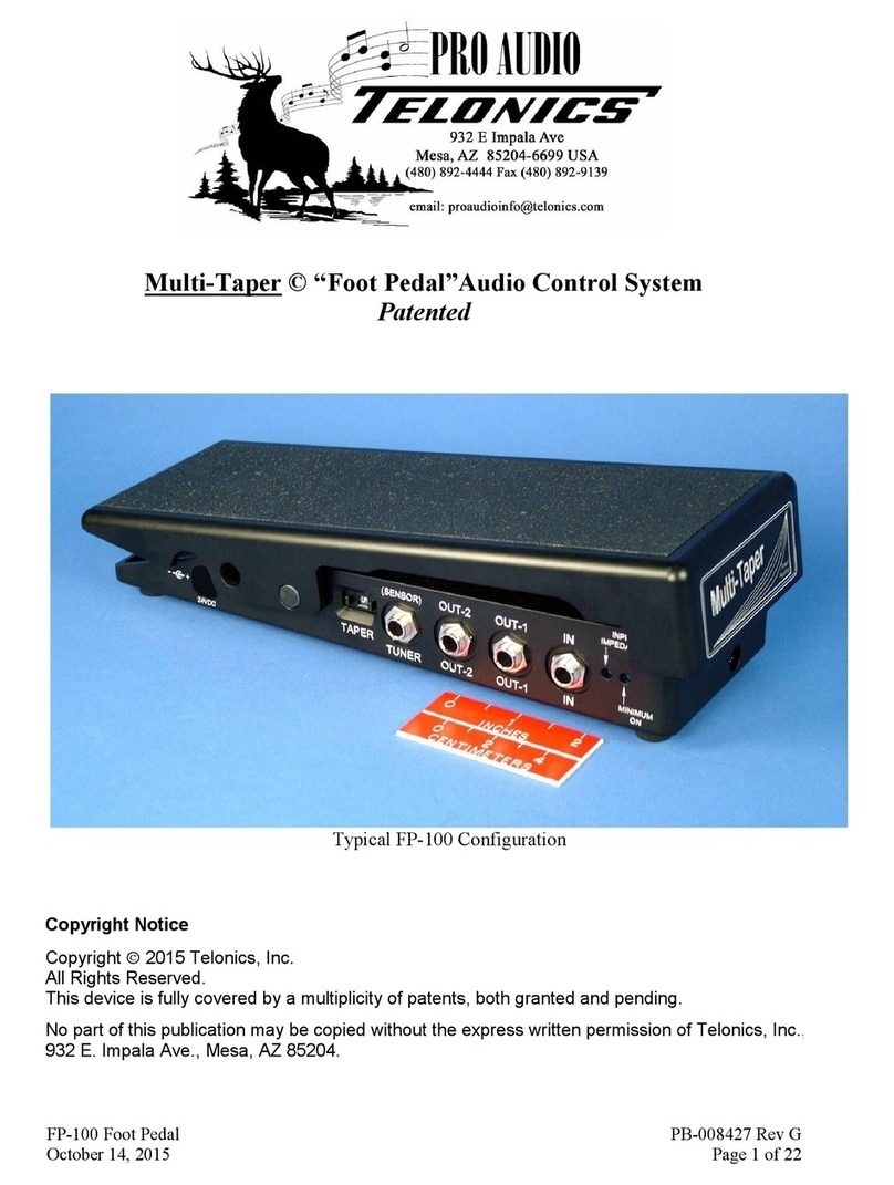 Telonics Multi-Taper manual