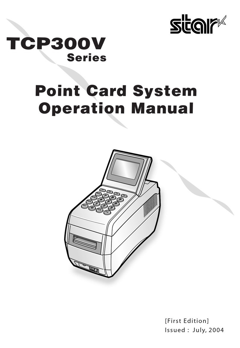 Star Micronics TCP300V Series Operation manual