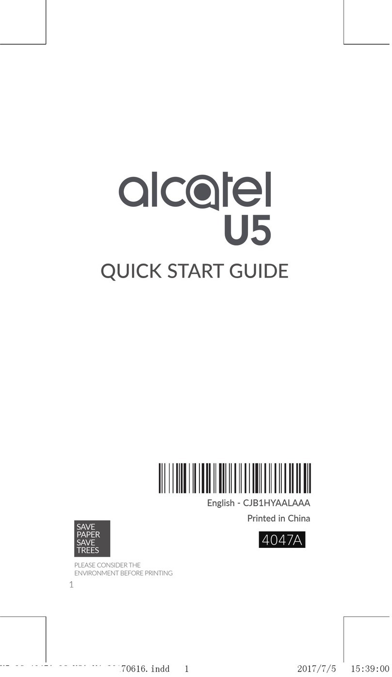 Alcatel U5 User manual