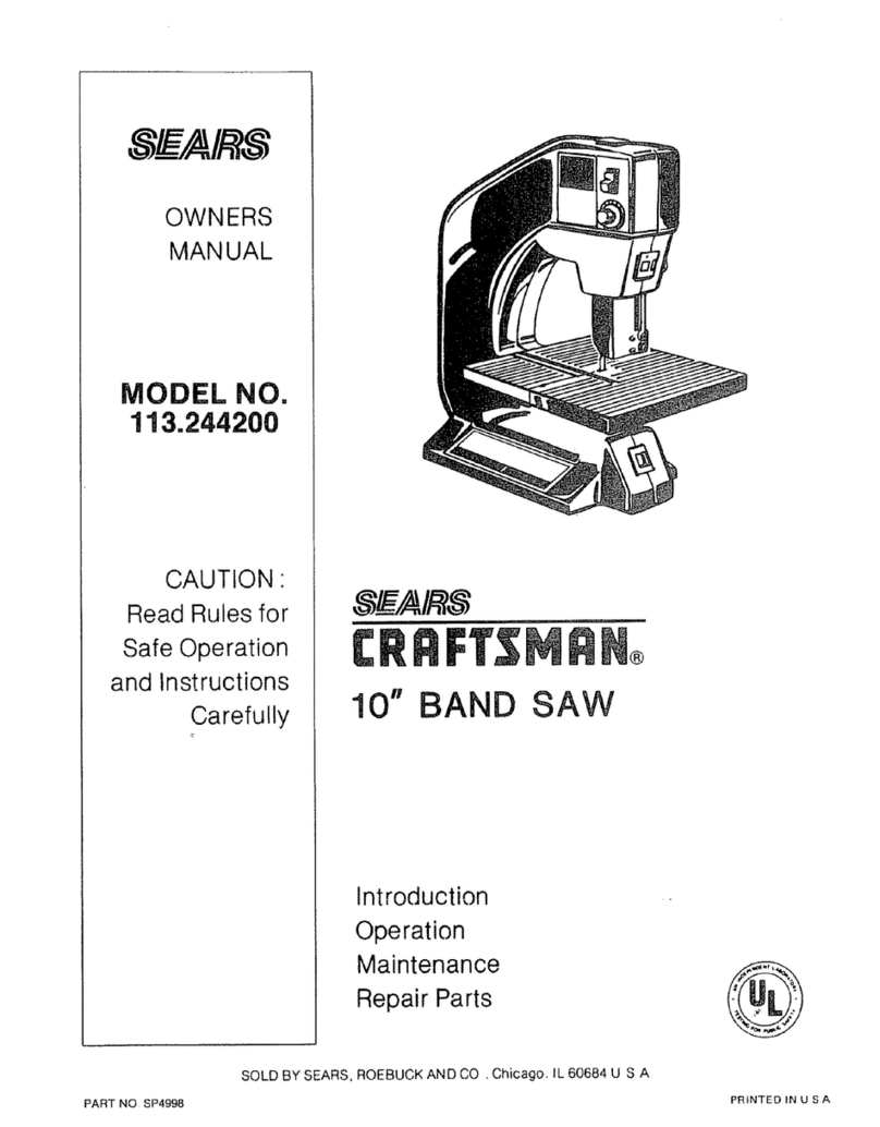 Sears 113.244200 owner's manual