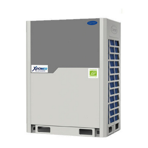 Carrier X-Power VRF series User manual