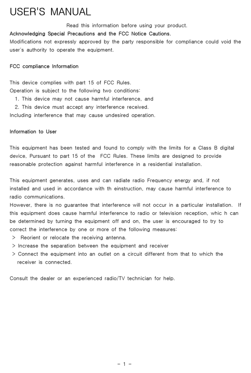 UNIMO Technology PJ-100NW User manual