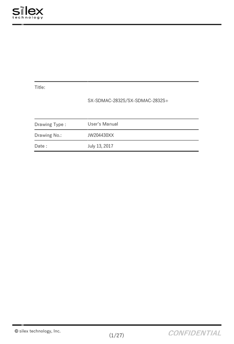 Silex technology SX-SDMAC-2832S manual
