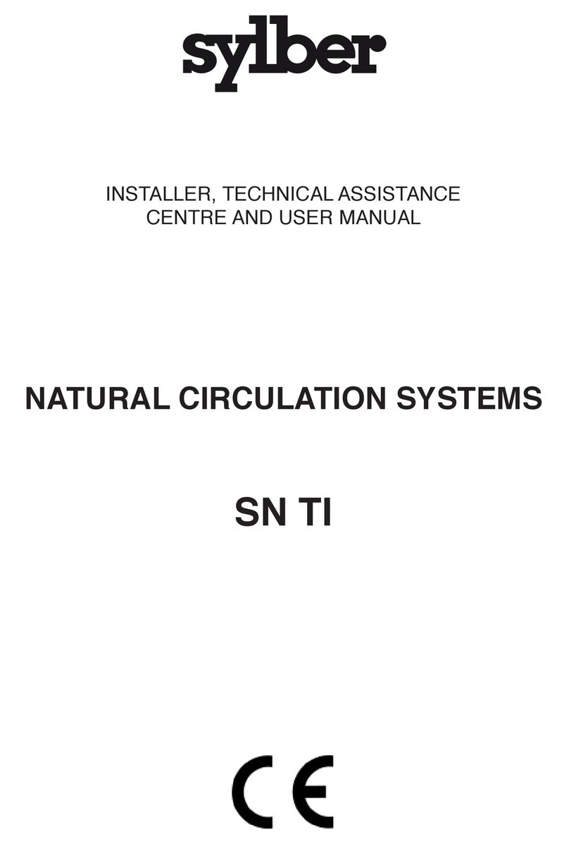 sylber SN 150/1 T Installer, technical assistance centre and user manual