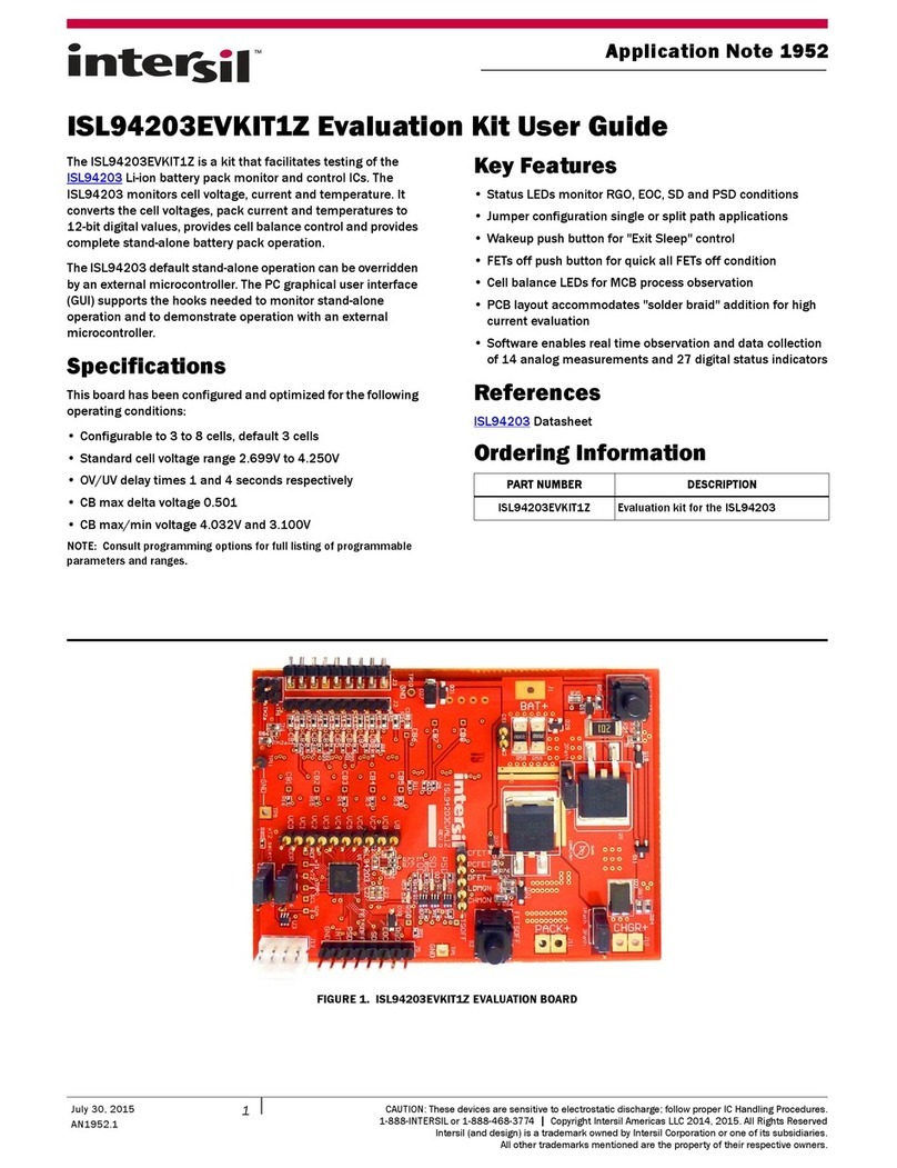 Intersil ISL94203EVKIT1Z user guide