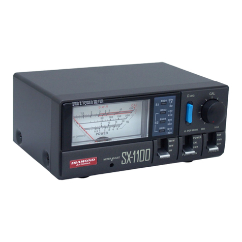 Diamond Antenna sx-1100 Operation instructions