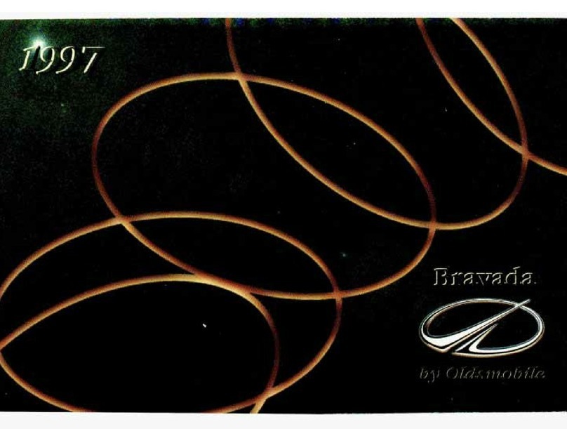 Oldsmobile Bravada 1997 User manual