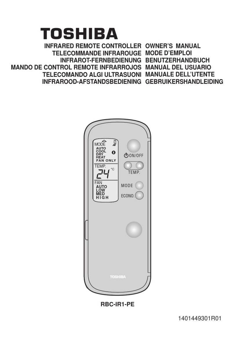 Toshiba RBC-IR1-PE User manual